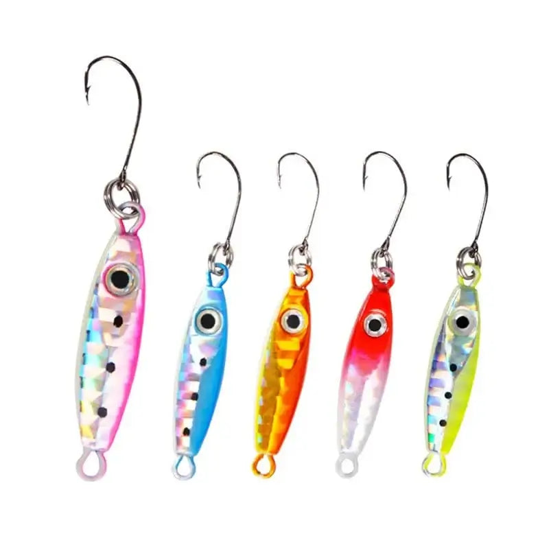 China Hooks China 1PCS Micro Metal Jig Fishing Lures 3g/6g Shore Casting Jigging Spoon Saltwater Artificial Bait Fishing Accessories