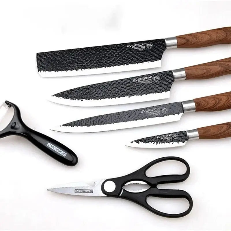 China Kitchen Knife 6 Pcs knife set / CHINA Stainless Steel Kitchen Knives Set