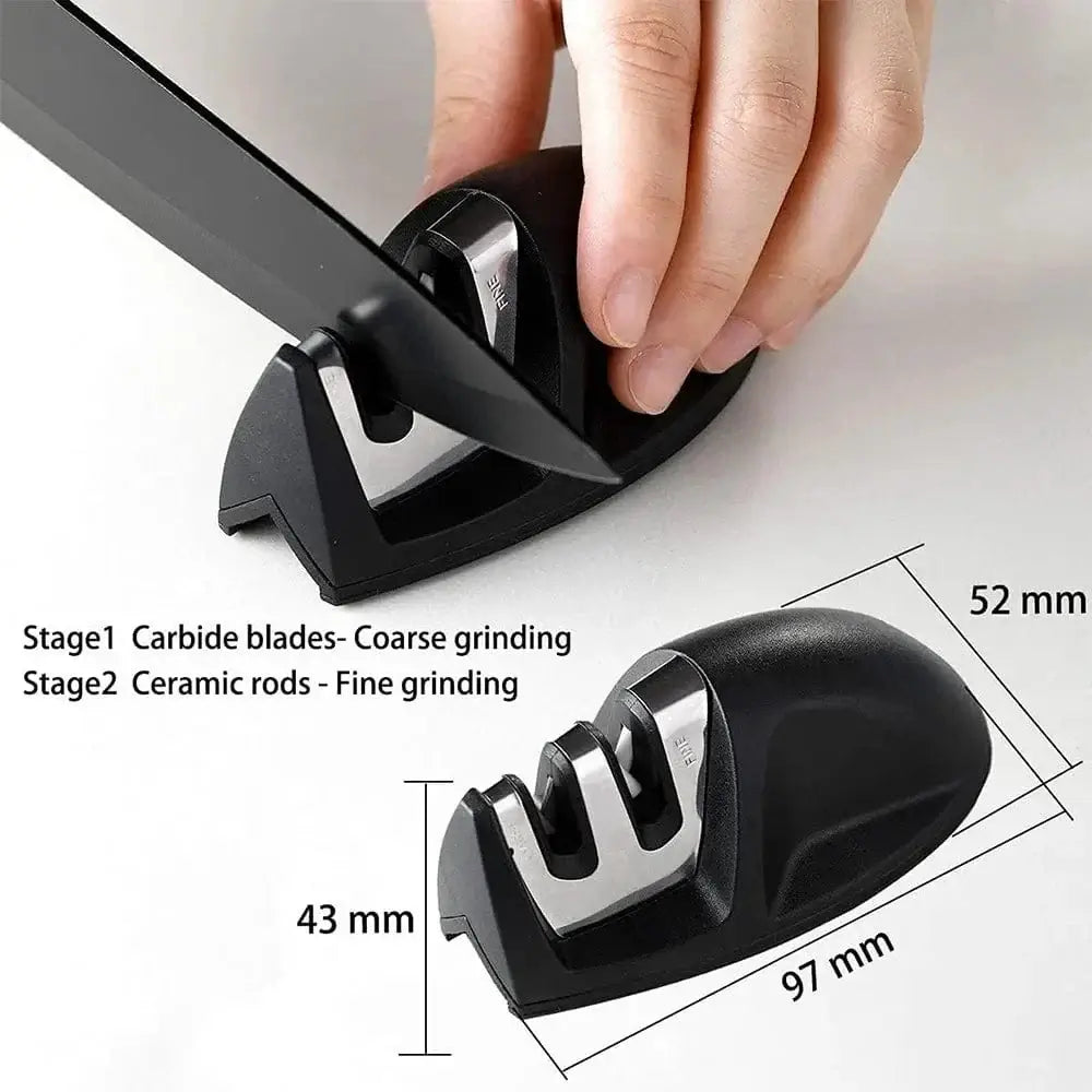 China Kitchen Knife 7 piece-black Kitchen knife a set of 7 pieces