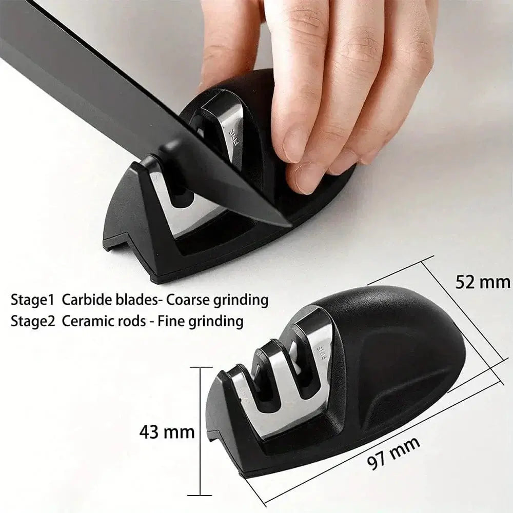 China Kitchen Knife 7 piece-black Kitchen knife a set of 7 pieces