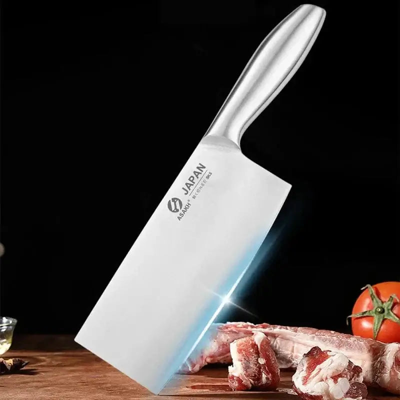 China Knife Set 1-7pcs Chef Knife Set Hollow Handle Knife Set Stainless Steel Household Slicing Kitchen Knives Meat Cleaver Chopping Knife