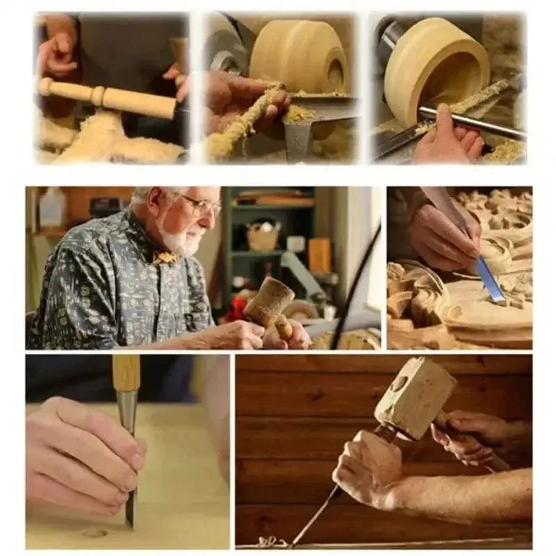 China Knife Set 12pcs set 12 Piece Carving Knife Woodworking Carving Chisel Carving Knife Set Hand Carved Flat Chisel Woodworking Carving Knife Set