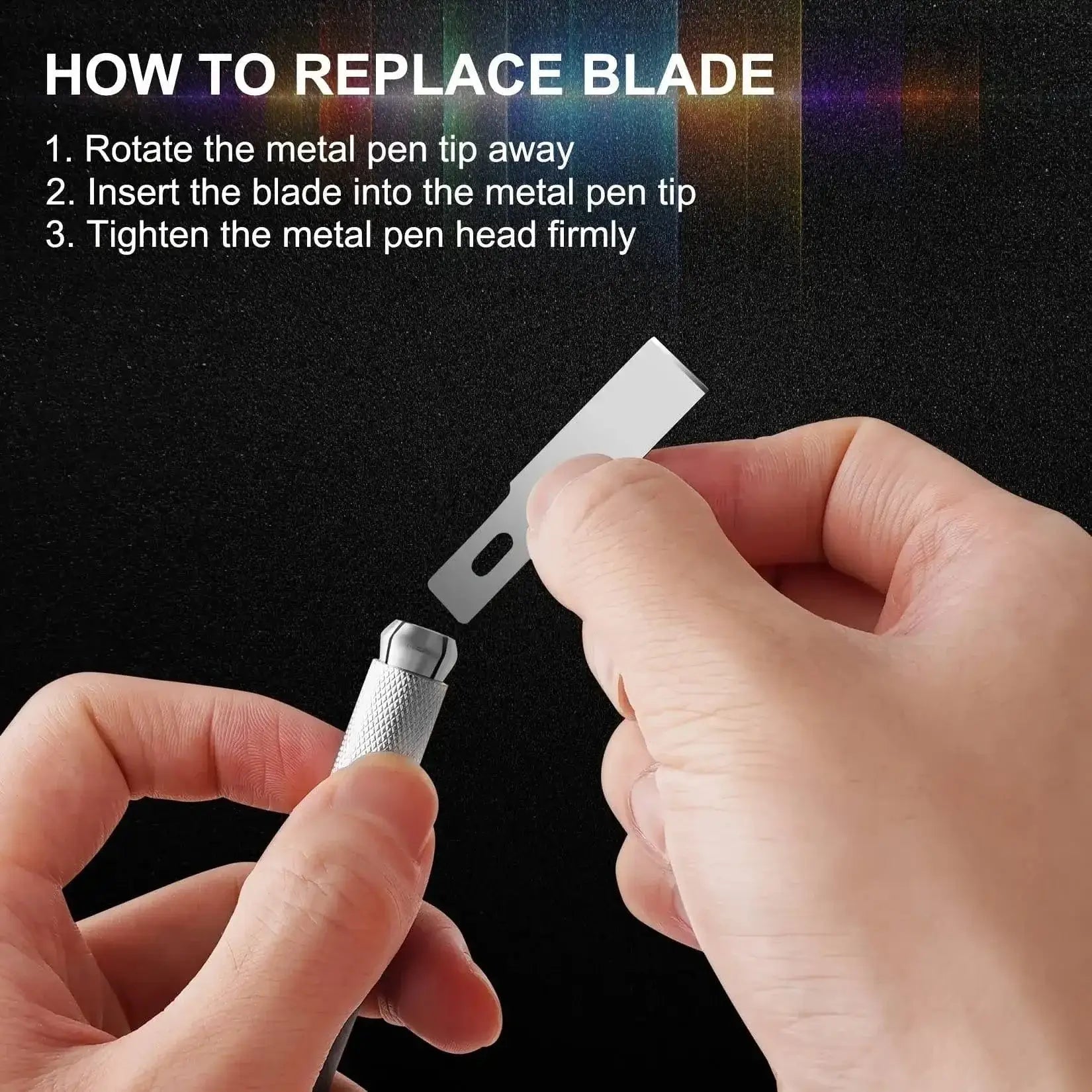 China Knife Set 16PCS Craft Knife Set, Exacto Knife Set, 3-Piece Hobby Knives with 10-Piece Exacting Knife Blades, Precision Art Knife for Pu