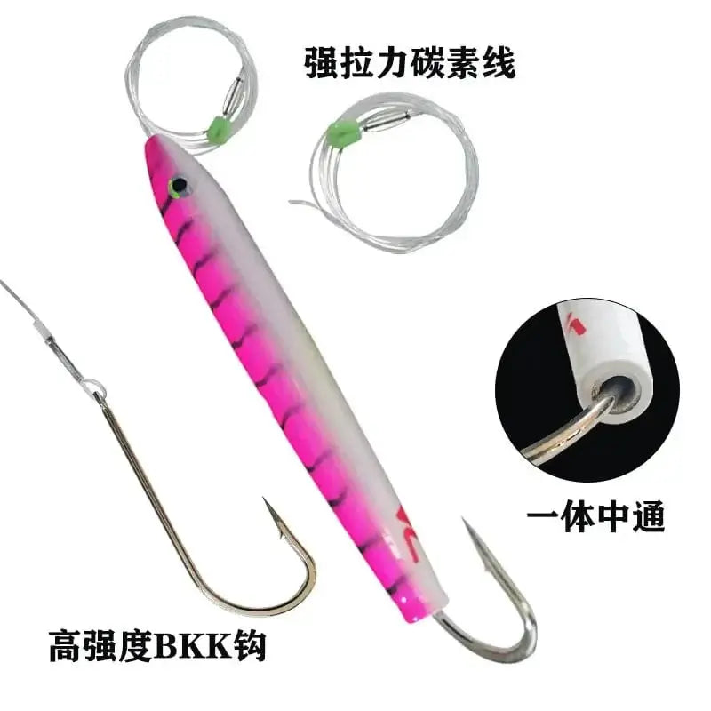 China Lure 1PC Wood Trolling Pencil Bait Drag Flaoting Stickbaits 71g/6inch Wobbler Sea Fishing Bait Marlin Tuna Boat Fishing Lure