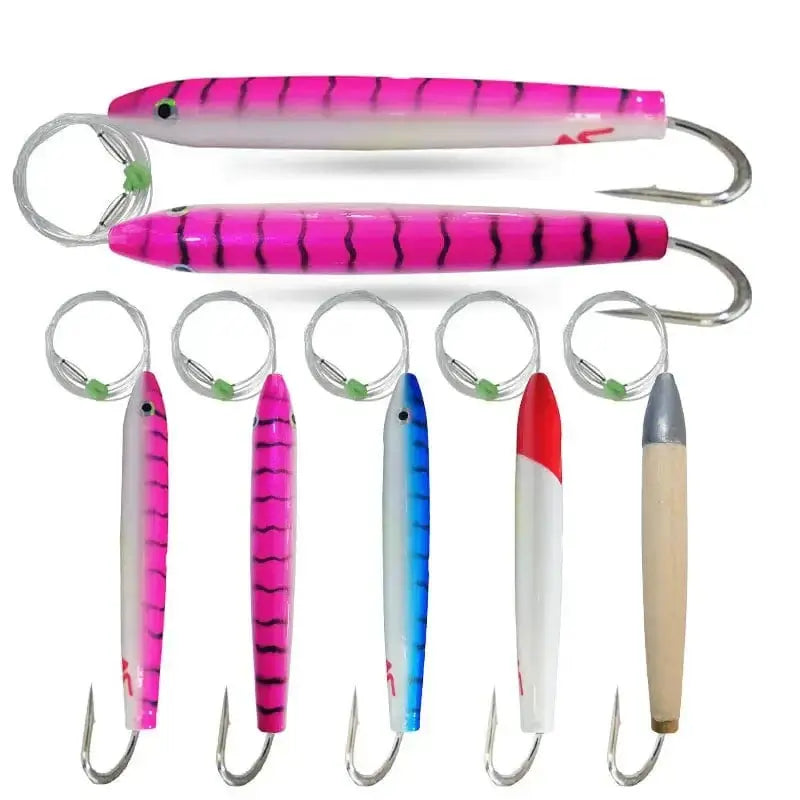 China Lure 1PC Wood Trolling Pencil Bait Drag Flaoting Stickbaits 71g/6inch Wobbler Sea Fishing Bait Marlin Tuna Boat Fishing Lure