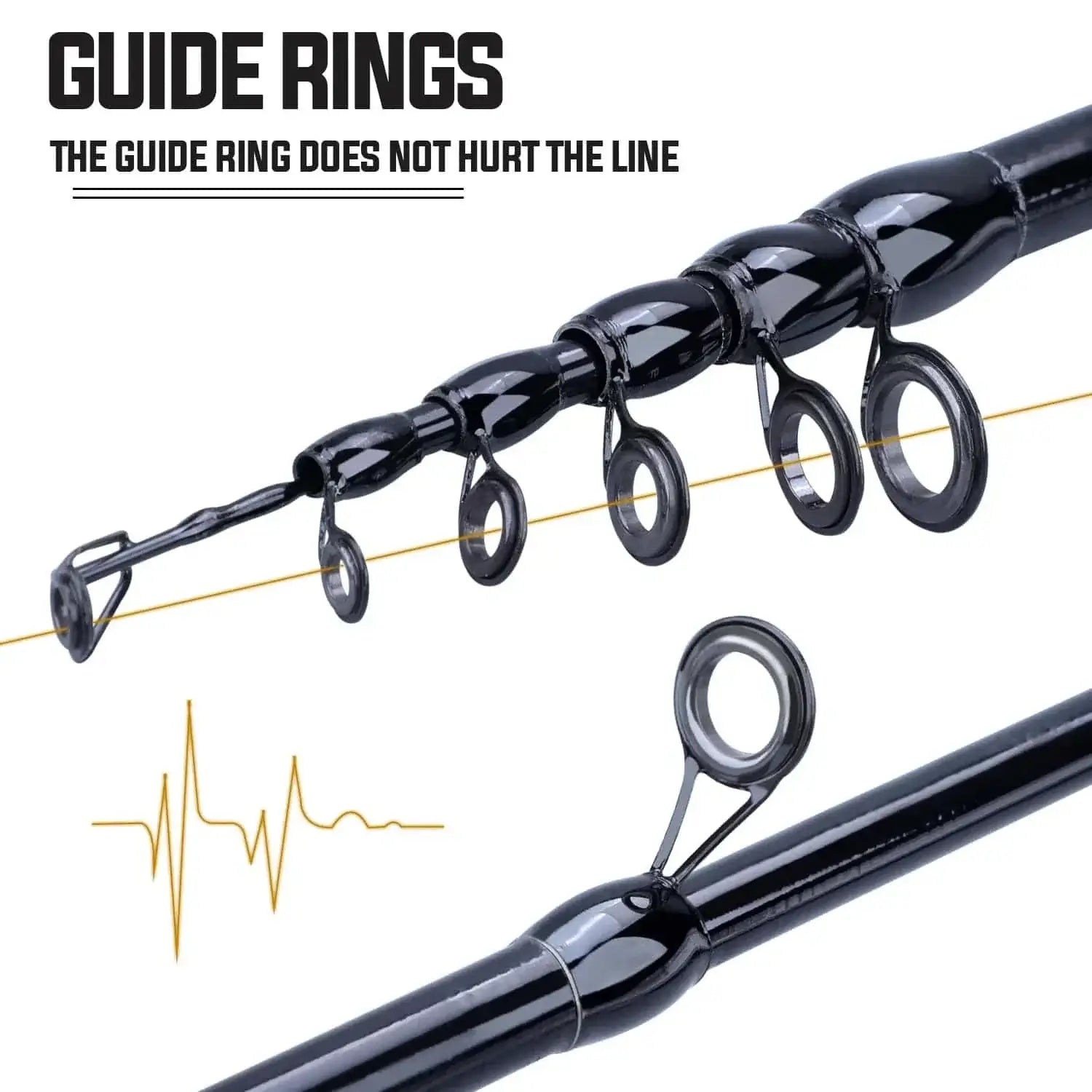 China Reels China Sougayilang 1.8-2.4m Telescopic Fishing Rods Ultralight Weight Spinning Casting Carbon Pole Fishing Accessories Caña De Pescar