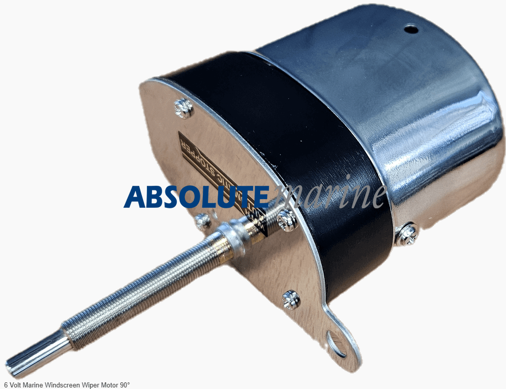 Christine Products Windscreen Wiper 6 Volt Marine Windscreen Wiper Motor 90°