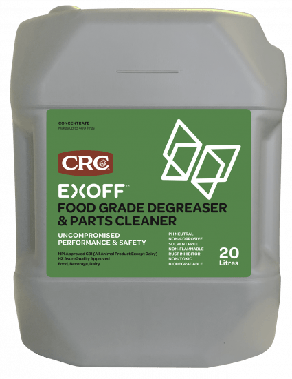 CRC Food Grade Lubricants CRC EXOFF Food Grade Degreaser Can 20L