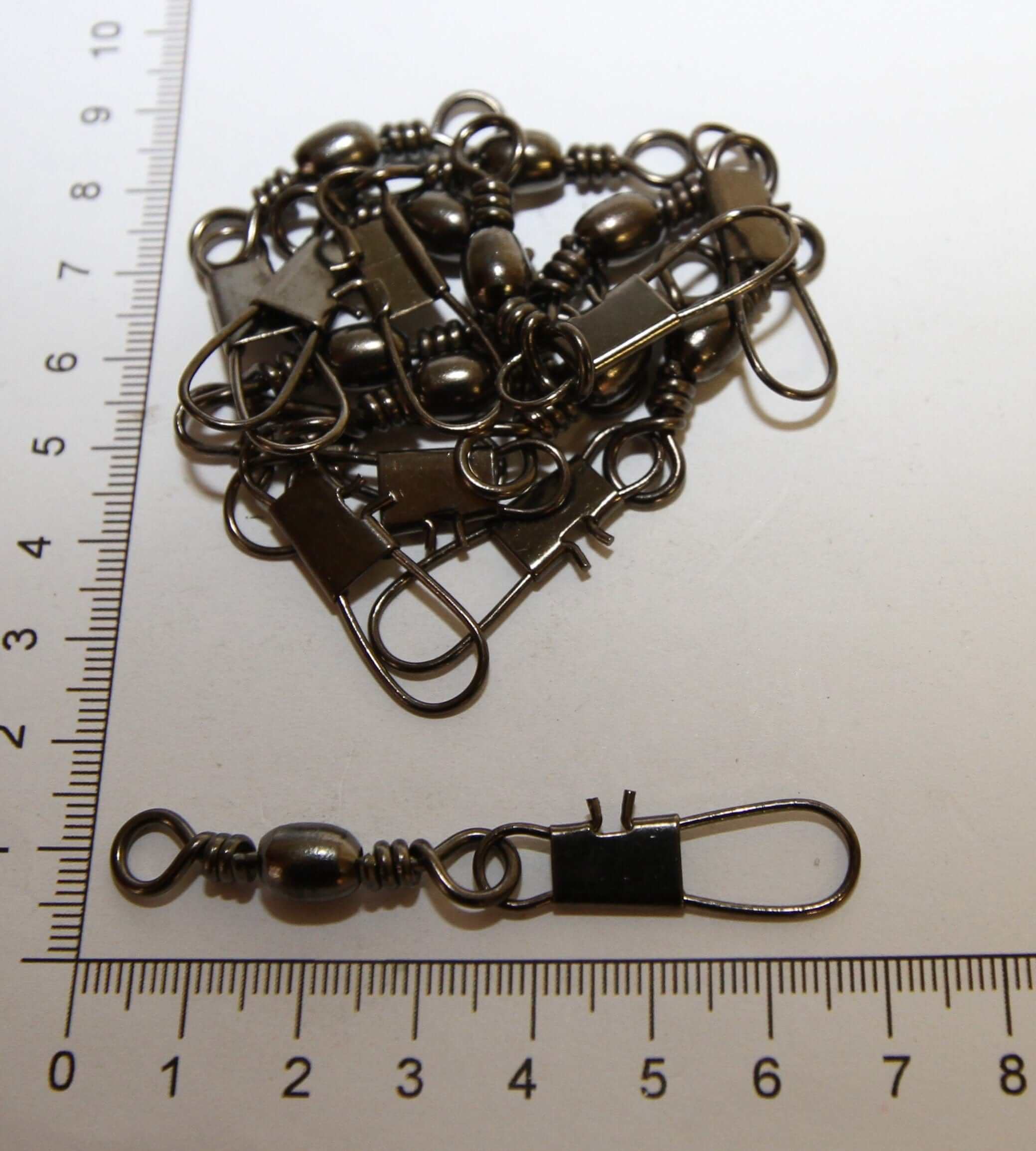 Decoro CRANE SWIVEL BLACK CRANE SWIVEL 4/0 X 100PCS