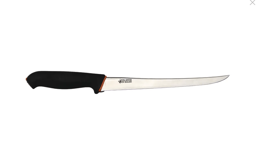 Duel General Fishing Knife Tpr Handle(With Sheath)DK4
