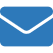 Blue email icon