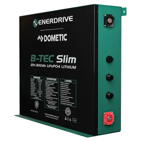 Enerdrive Battery Chargers B-TEC 300AMP / 12V LIFEPO4 Slim Case Battery