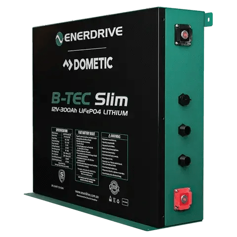Enerdrive Battery Chargers B-TEC 300AMP / 12V LIFEPO4 Slim Case Battery