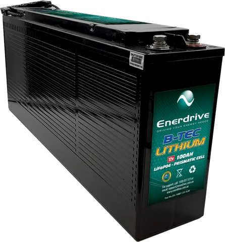 B-TEC 100AH 12V LIFEPO4 Slim Case Battery - Action Outdoors Kiwi