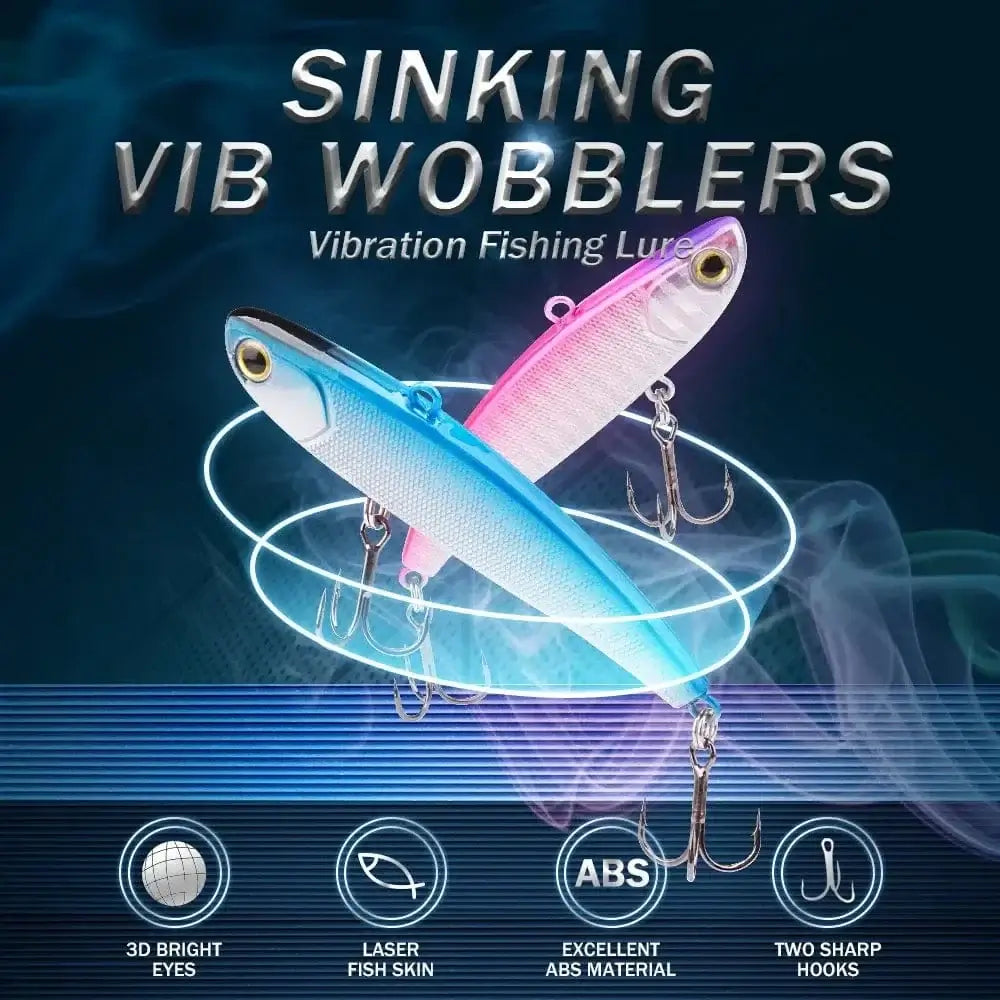 Ima Rattin fishing lure 2024 Koume 90 winter ice Fishing VIB Lure 80/90mm 22g Rattlin Bait Sinking Spinning Swimbait Japan Hook - Action Outdoors Kiwi