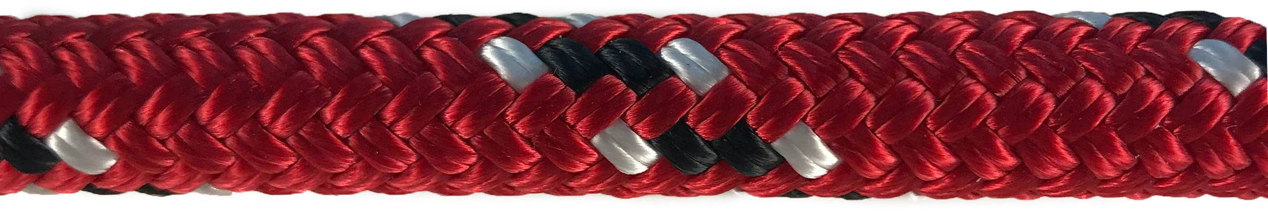 Close-up of Advantage 2mm 3mm 4mm 5mm 6mm premium Dyneema® double braid performance rope.