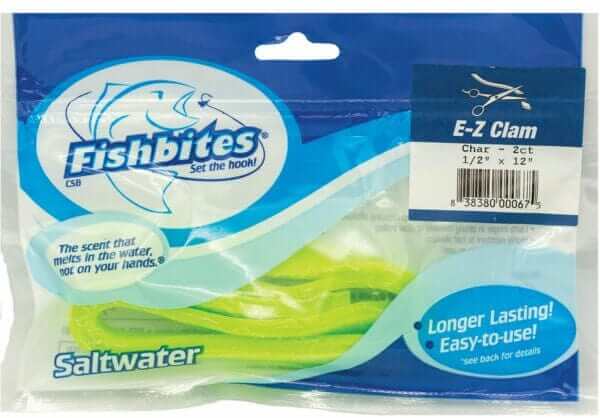 Fishbites Soft Bait EZ Long Lasting Clam Chartreuse