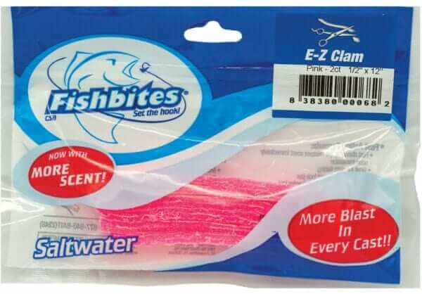 Fishbites Soft Bait EZ Long Lasting Clam Pink