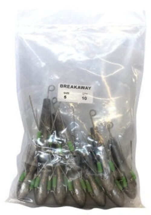 Fishing and Leisure Breakaway Sinkers Breakaway Sinker Size 6