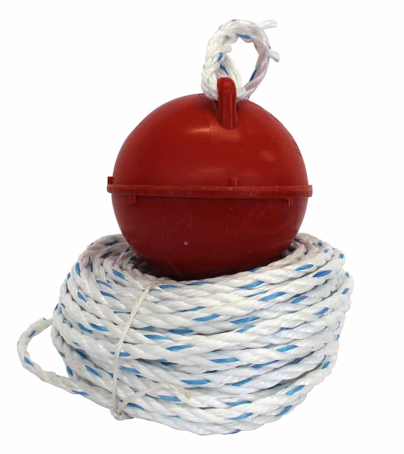Fishing and Leisure Buoys and Fenders Rope And Plastic red Float Pack 30M
