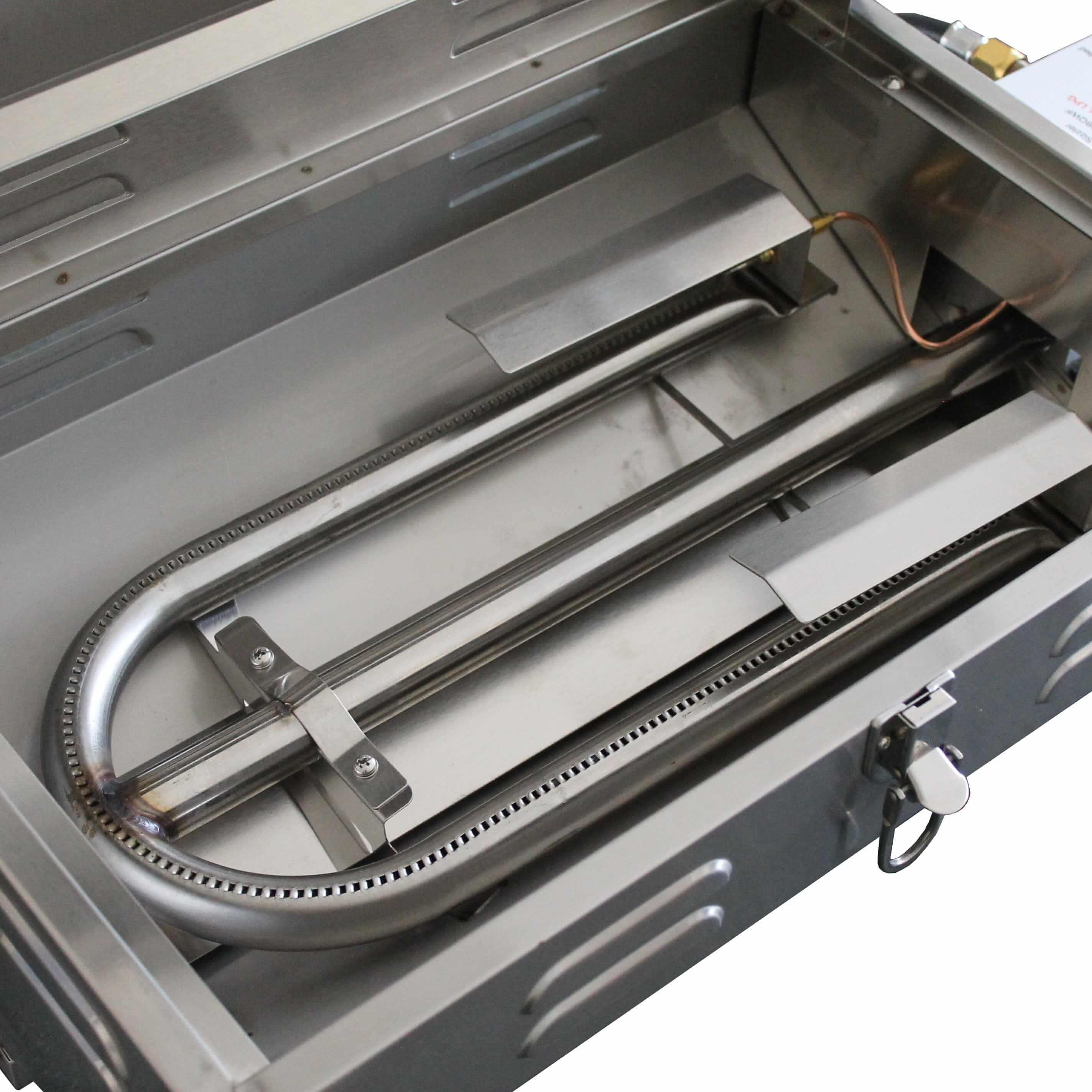 Fishing and Leisure Gas Ovens & Hobs Kiwi Sizzler Gas BBQ - Solid Top 316S/S with Flame Guard