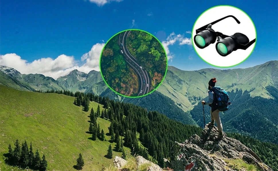 China China Fishing Binoculars for outdoor bird watching, fishing, sports, theater professional hands-free glasses HD portable telescope