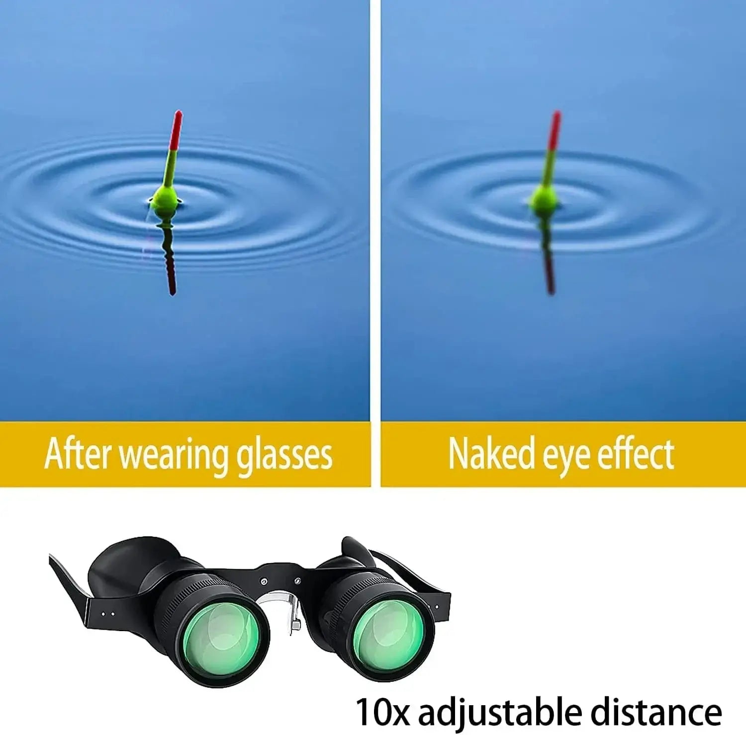 China China Fishing Binoculars for outdoor bird watching, fishing, sports, theater professional hands-free glasses HD portable telescope