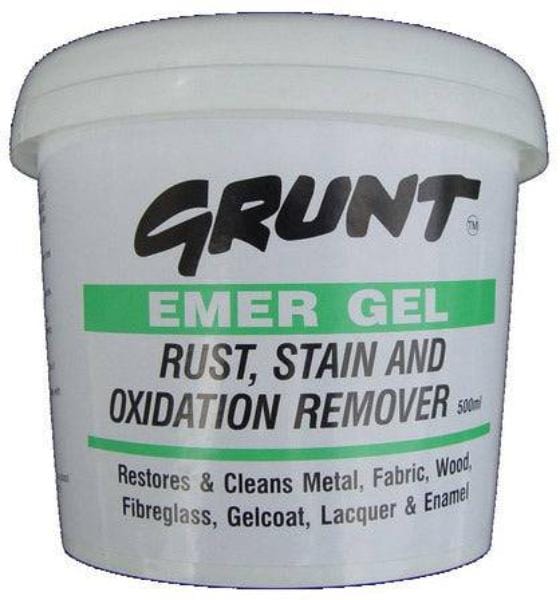 Grunt Marine & RV Cleaning Products GRUNT Emergel Rust,Stain Oxidation Remover