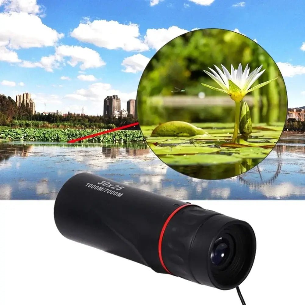 China China one size Black HD 30x25 Monocular Telescope Binoculars Zooming Focus Green Film Binocular Optical Hunting Tourism Scope For Outdoor