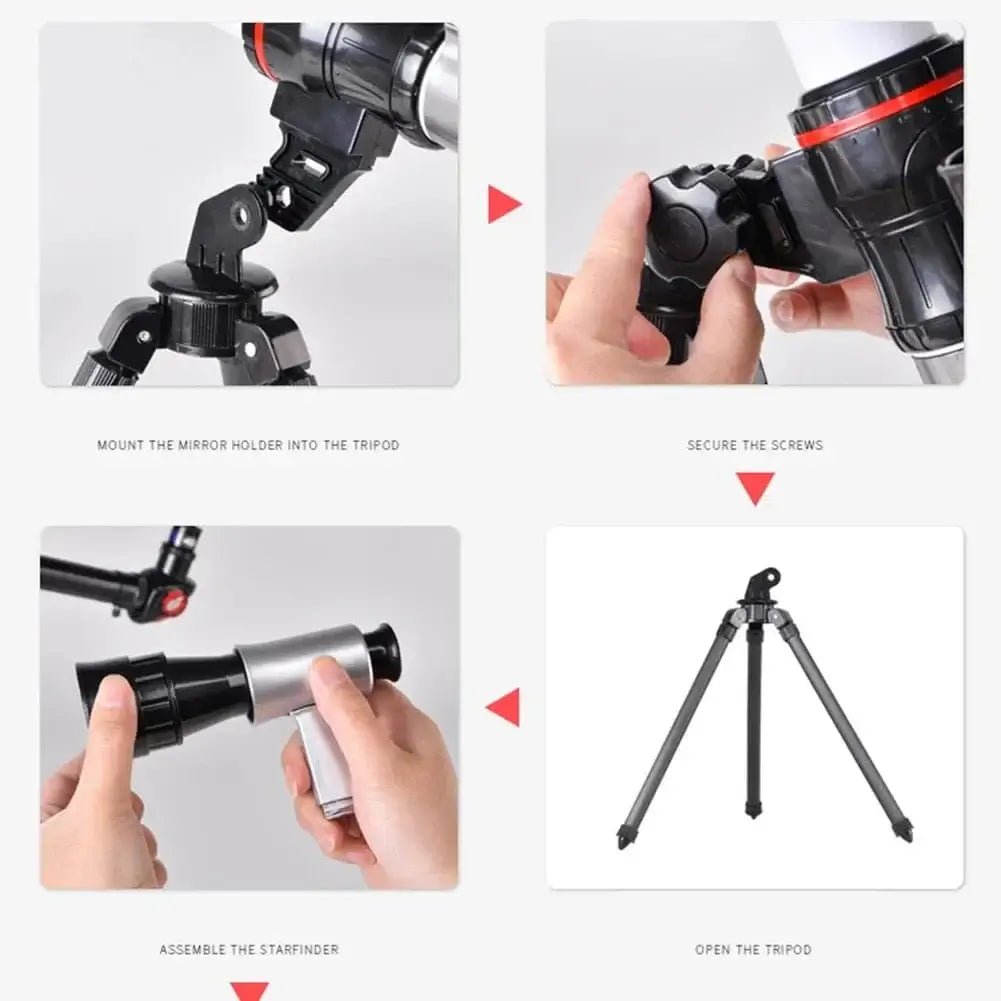 China China HD Professional Astronomical Telescope Powerful Monocular Long Range Binoculars Space Moon Portable Gifts for Kid Students