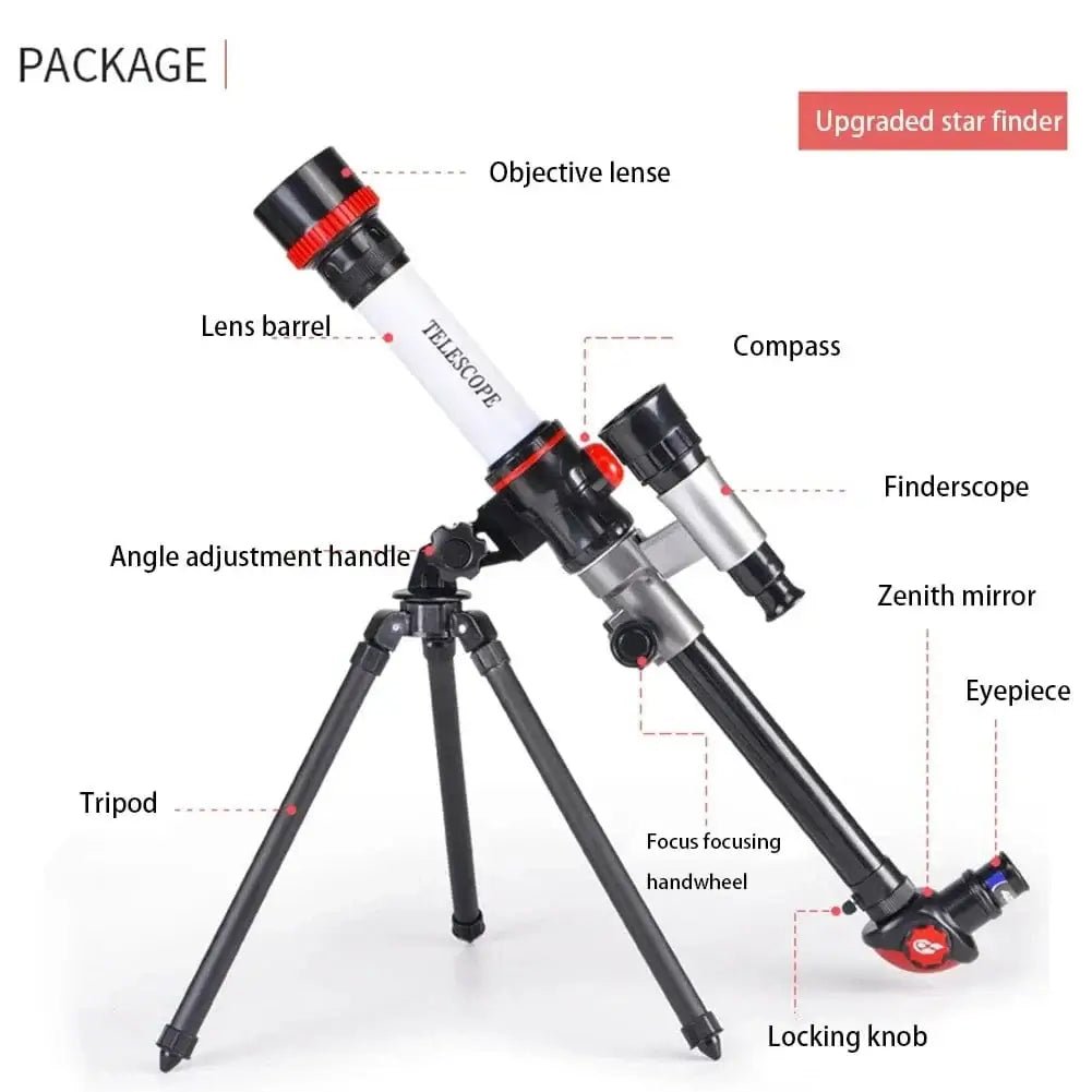 China China HD Professional Astronomical Telescope Powerful Monocular Long Range Binoculars Space Moon Portable Gifts for Kid Students