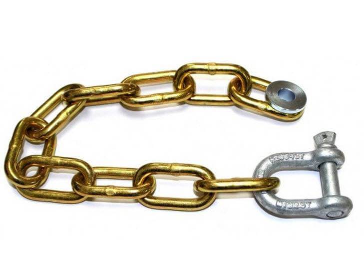HES NZ LTD Trailer Hitches & Couplings 8mm G70 Safety Chain Set 12 Links