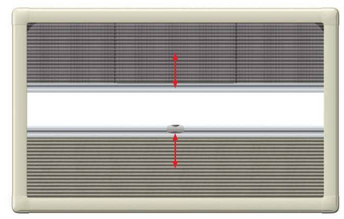 Horrex Window Blinds Horrex Flyscreen & Blind - 1200mm x 600mm