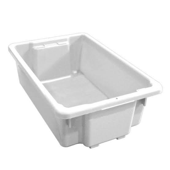 IFP Group PLASTIC BINS 32L / White Stack N Nest Crates in sizes 32L 52L 68L