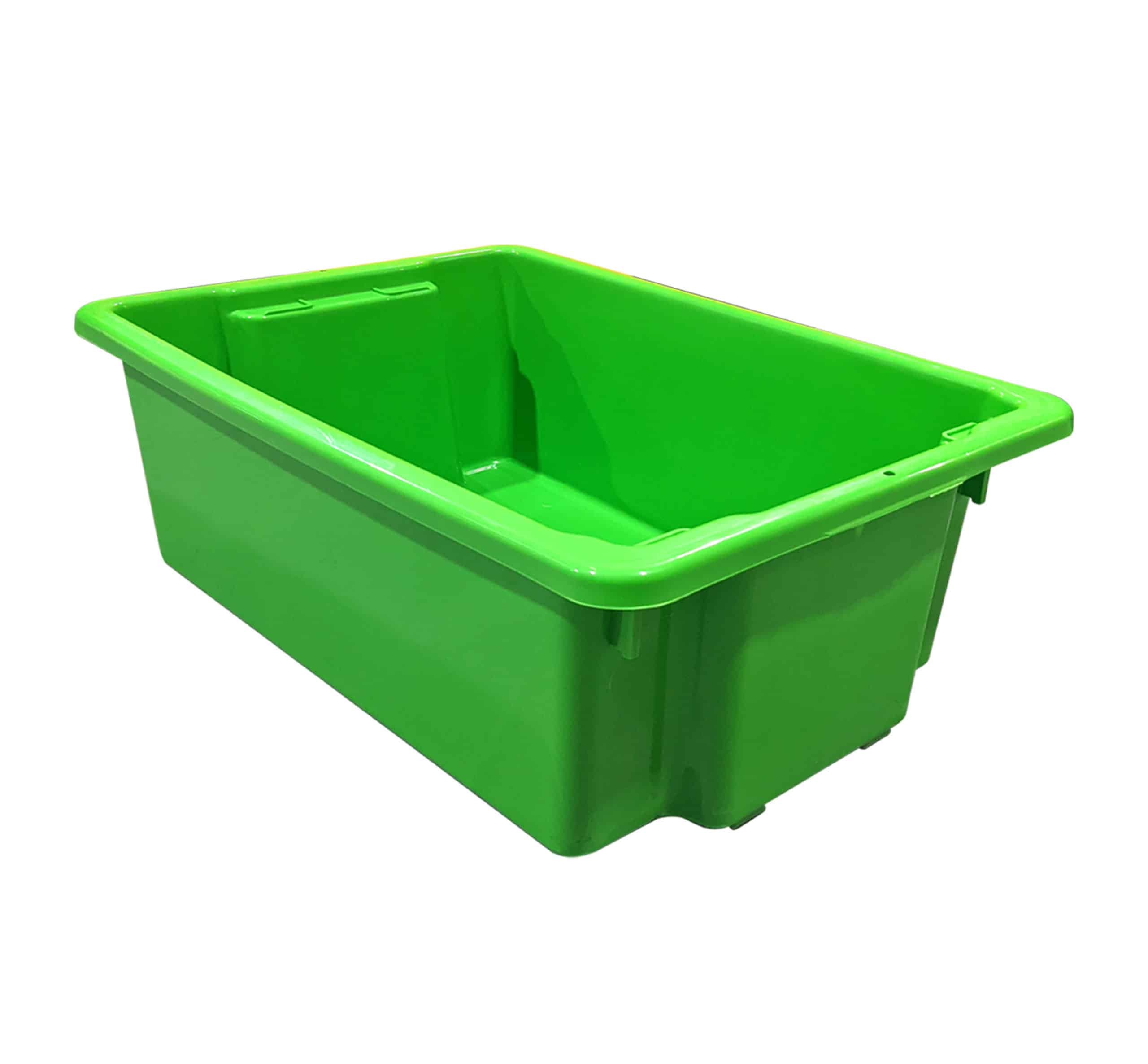 IFP Group PLASTIC BINS 68L / Green Stack N Nest Crates in sizes 32L 52L 68L