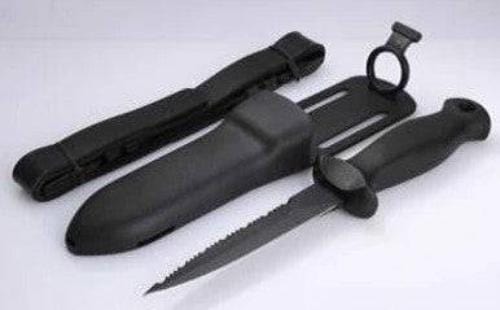 Immersed Kilwell Sports Ltd Immersed Spearo SS Knife with Straps Black