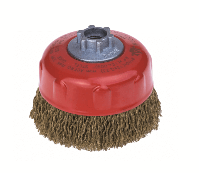 Jaz Brush Jaz Cup Brush High Performance 125mm x 30mm x 0.23mm - M14 x 2 - Cable Crimped Wire (BRUC-125H)