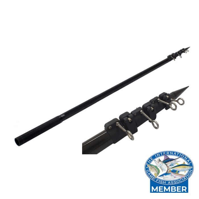 Kilwell Sports Ltd OUTRIGGERS Kilwell Stiffyrigger Blank 3.6m 3pc (Ea) KSR1203NB