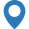 Blue location pin