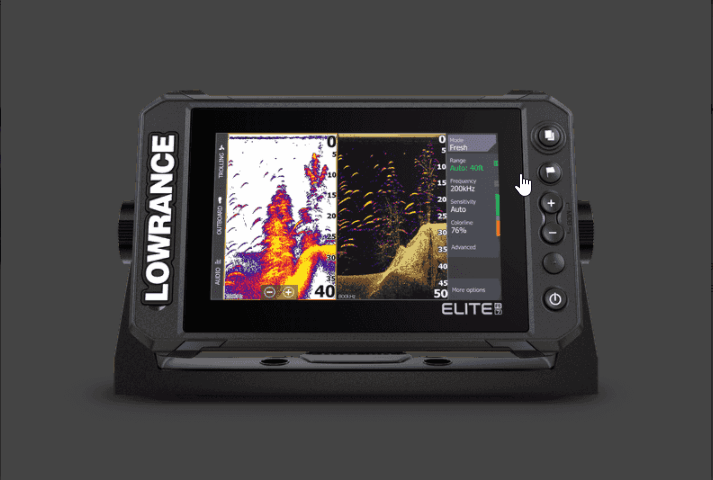 Lowrance Marine Electronic Fish Finders Lowrance ELITE FS-9 incl-3-in-1 Transducer