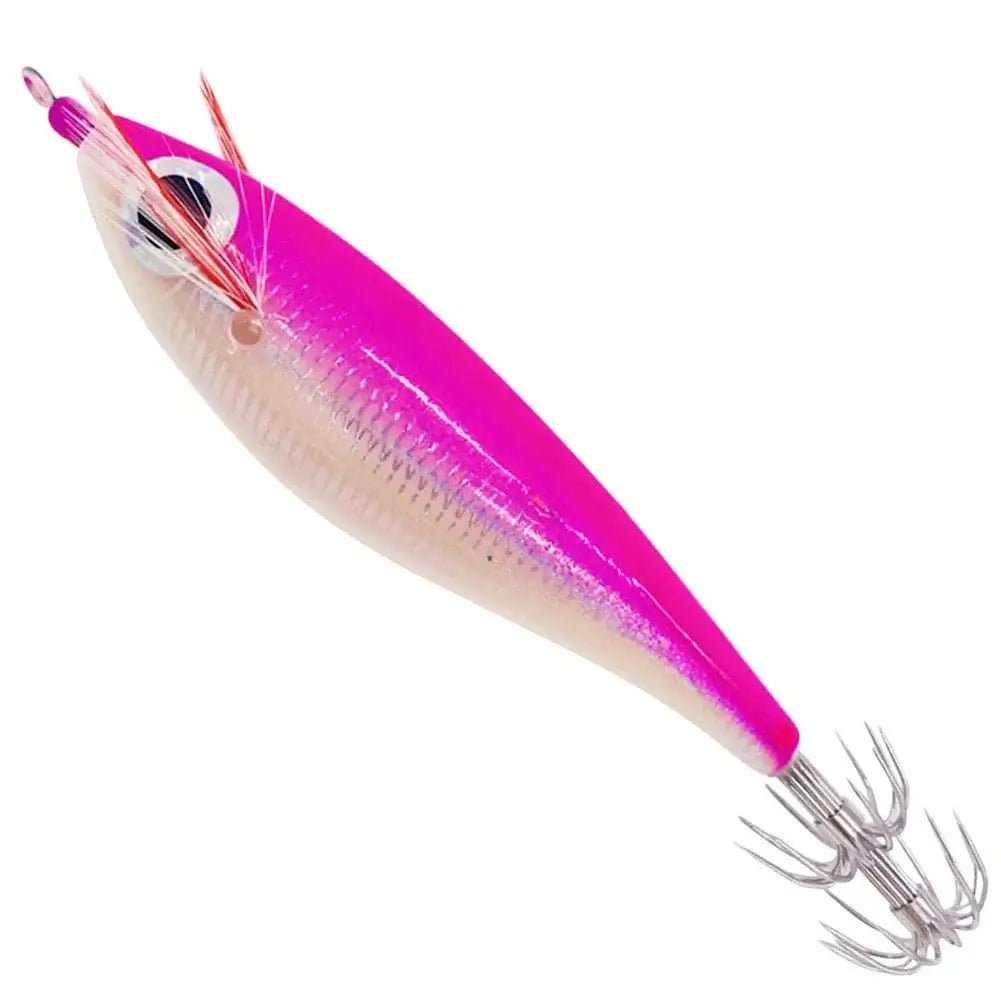China China Luminous Fishing Lures 10cm 10g Squid Fishing Bait Fluorescent Grow in The Dark Simulation Saltwater Fishing Accessories