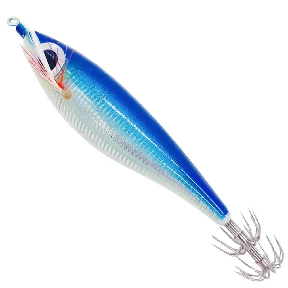 China China Luminous Fishing Lures 10cm 10g Squid Fishing Bait Fluorescent Grow in The Dark Simulation Saltwater Fishing Accessories