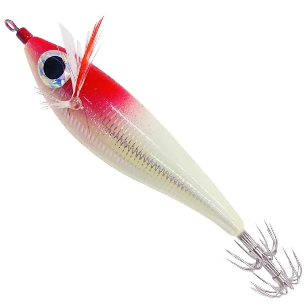 China China Luminous Fishing Lures 10cm 10g Squid Fishing Bait Fluorescent Grow in The Dark Simulation Saltwater Fishing Accessories