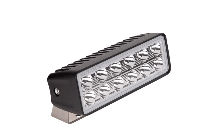 Maxillume H60 Trunnion Mount Led Flood Light (Blk) - White - Action Outdoors Kiwi
