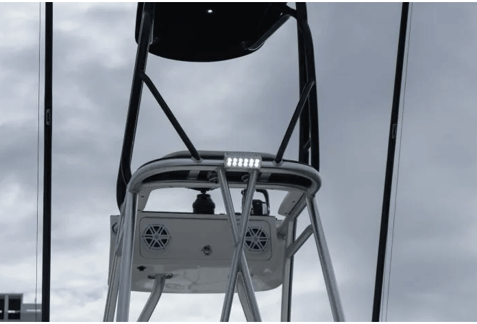 Lumitec Marine Lighting Maxillume H60 Trunnion Mount Led Flood Light (Blk) - White