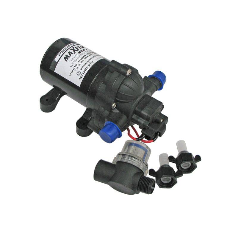 Water Pressure Pump 40PSI - 12V DC 17L/Min - Action Outdoors Kiwi