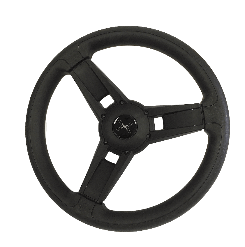 maXtek Outboard Accessories maXtek marine steering wheel 350mm - Black