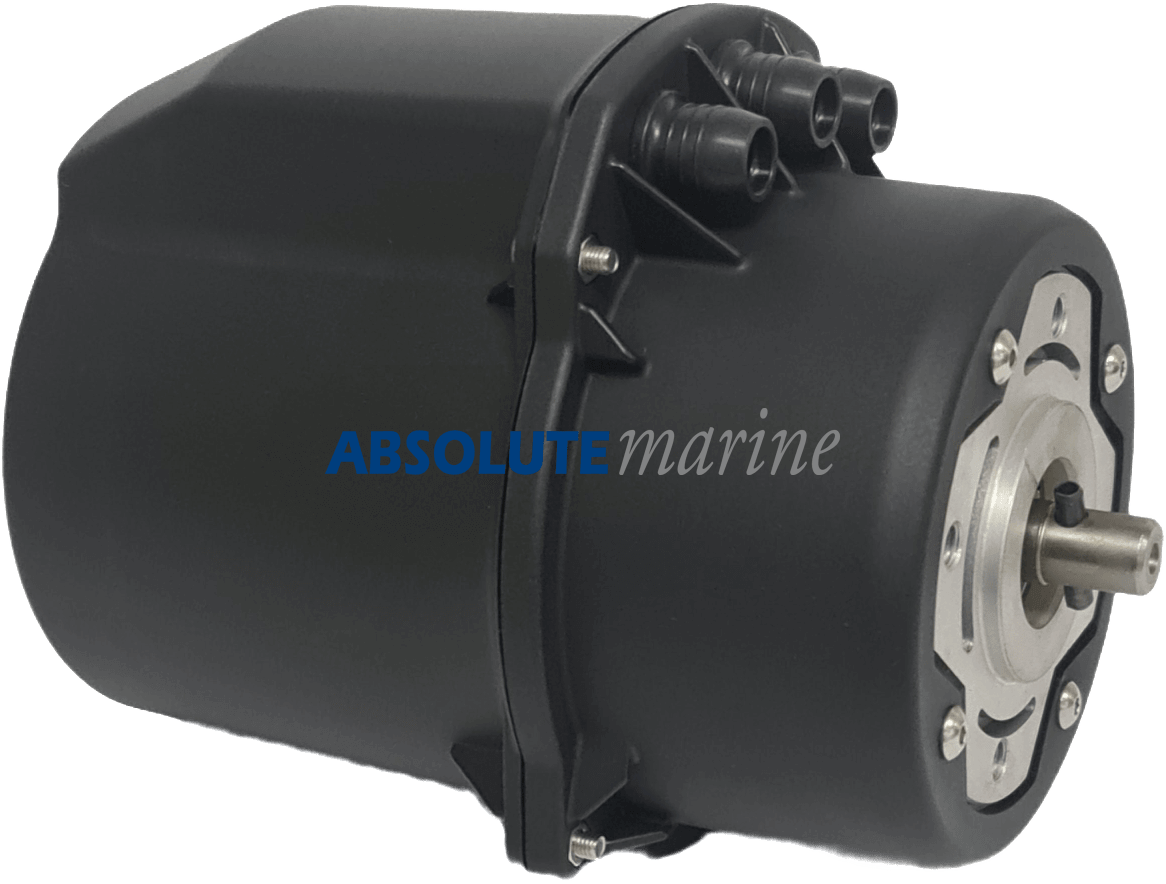 Maxwell Tasman 6-6 Drum Winch - Version 2 motor showing design and connection points for marine applications.