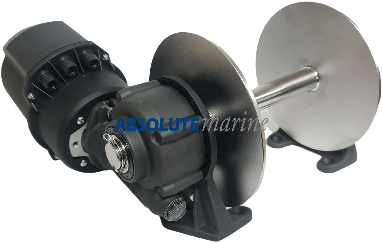 Maxwell Tasman 6-6 Drum Winch - Version 2 showing compact design and durable components for boating.