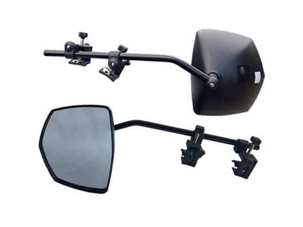 Milenco Platinum Grand Aero Mirrors showcasing a larger, aerodynamic design for improved fuel efficiency.